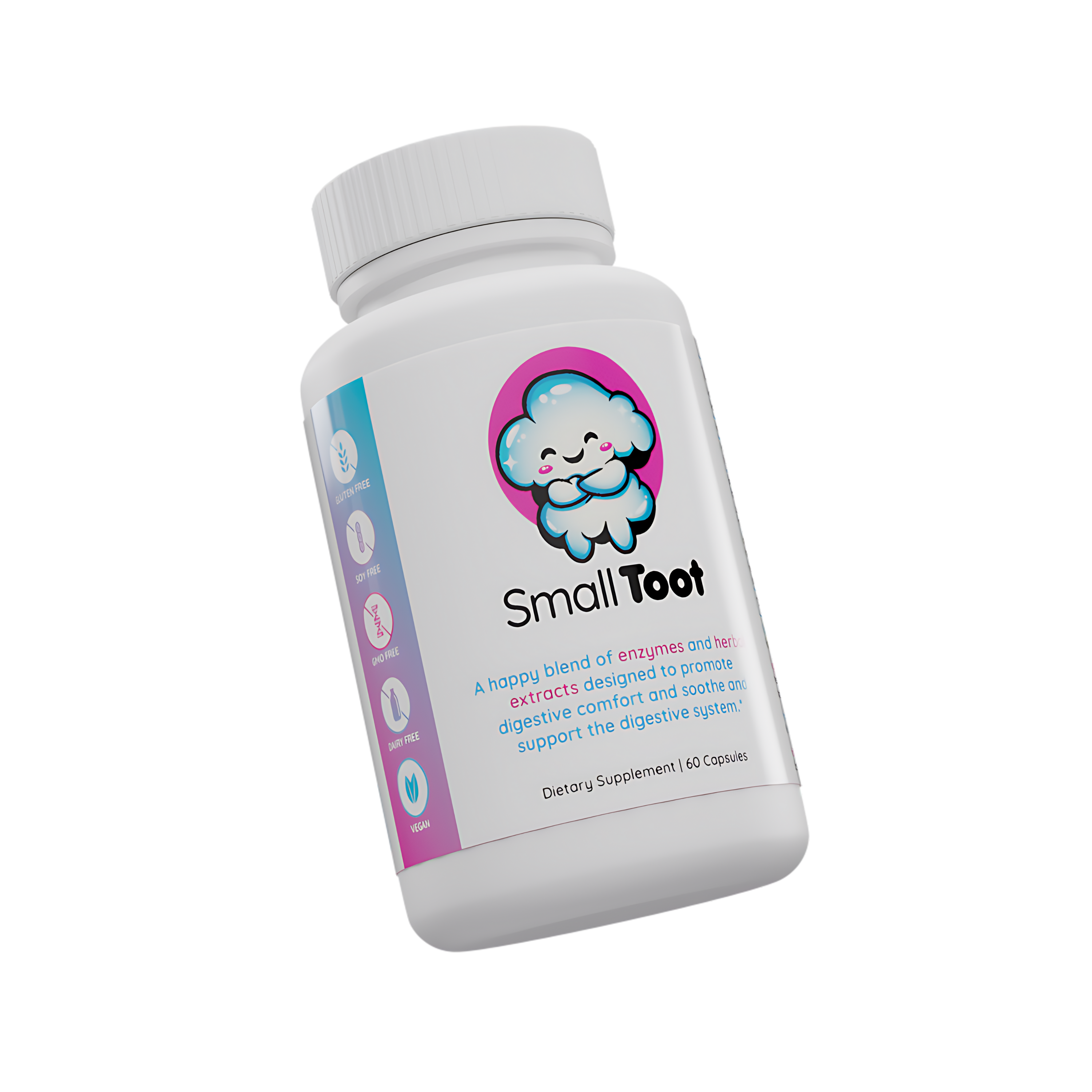 💨 Small Toot: Nine-Ingredient Digestive Enzyme & Botanical Blend to Support Digestive Wellness